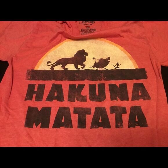 Disney Lion King Hakuna Matata T-shirt Small - Picture 3 of 4